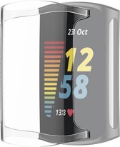 Screenprotector watch case - hoesje - geschikt voor Fitbit Charge 5 / Charge 6 - transparant