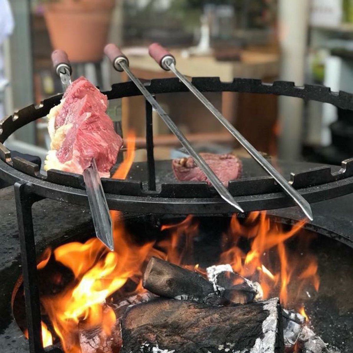 OFYR Grill spiesen XL 100 - Ofyr - Staal - Zwart