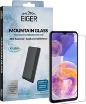 EIGER Mountain Glass, Samsung, Galaxy A23 4G/A23 5G, Anti-goutte, Résistant aux impacts, Résistant aux chocs, Résistant aux rayures, Résistant aux chocs, Transparent, 1 pièce(s)