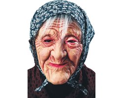 Carnival Toys Masker Befana Dames Latex Naturel One-size