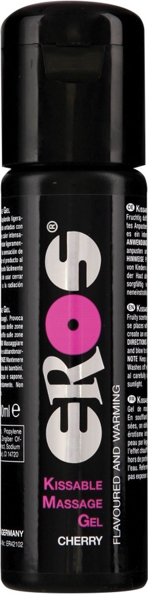 Goedkoopste Eros Pleasure Kissable Massage Gel Cherry - 100 ml - Glijmiddel