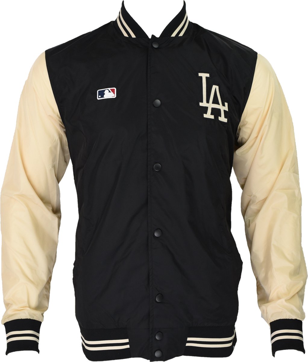 47 Brand Los Angeles Dodgers Drift Track Jacket 681658AA-554376, Mannen, Zwart, Jasje, maat: S