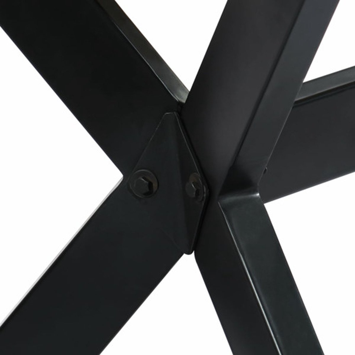 vidaXL Eettafel - 140x70x75 - cm - massief - gebleekt - mangohout Wit