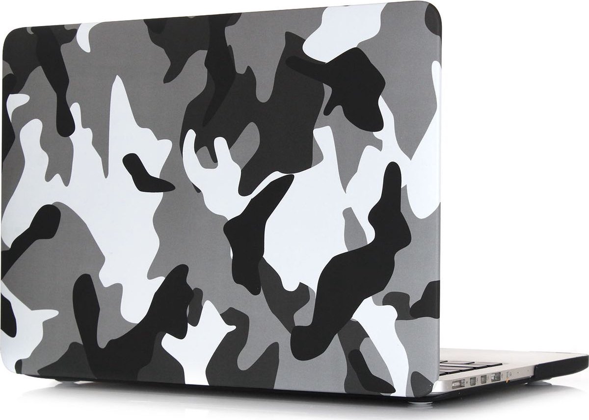 Apple MacBook Pro 13 (2012-2015) Case - Mobigear - Design Serie - Hardcover - Urban Camauflage - Apple MacBook Pro 13 (2012-2015) Cover