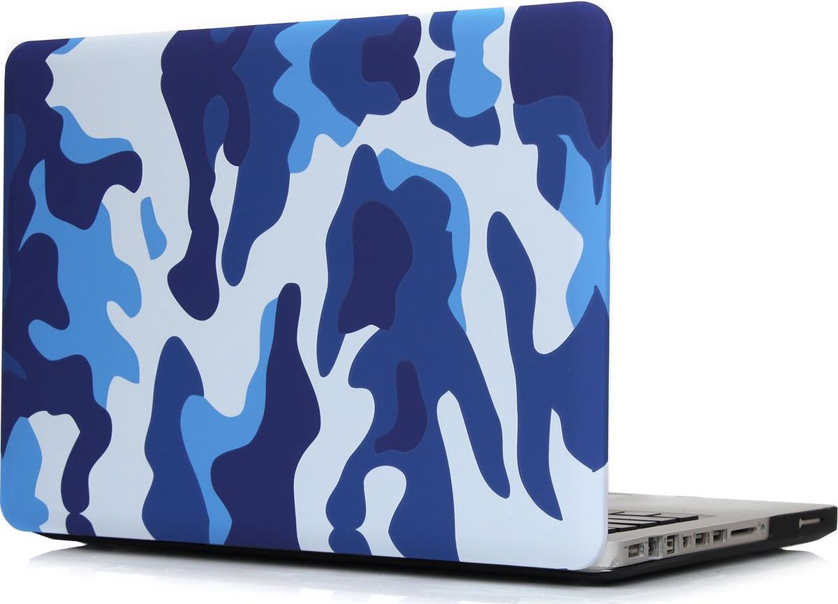 Apple MacBook Pro 13 (2008-2012) Case - Mobigear - Design Serie - Hardcover - Sea Camauflage - Apple MacBook Pro 13 (2008-2012) Cover