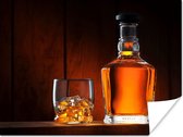 Affiche Whisky - Bouteille - Carafe - 80x60 cm
