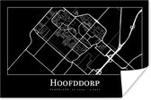 Poster Plattegrond - Hoofddorp - Kaart - Stadskaart - 180x120 cm XXL
