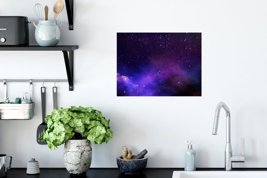 Affiche Ciel étoilé - Soleil - Univers - 40x30 cm