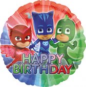 PJ Masks Ballon Hélium Happy Birthday 45cm vide