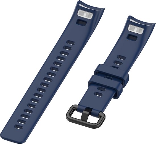 Siliconen bandje - geschikt voor Huawei Honor Band 4 / Honor Band 5 - marineblauw