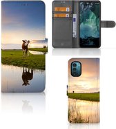 Smartphone Hoesje Nokia G11 | G21 Flip Case Koe