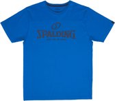 Spalding Essential Logo T-Shirt Heren - Royal | Maat: XL