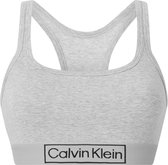 Calvin Klein dames reimagined heritage unlined bralette logo grijs - XS