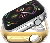 Beschermende watch case - hoesje - geschikt voor Apple Watch Series 4/5/6 - 40 mm - goud
