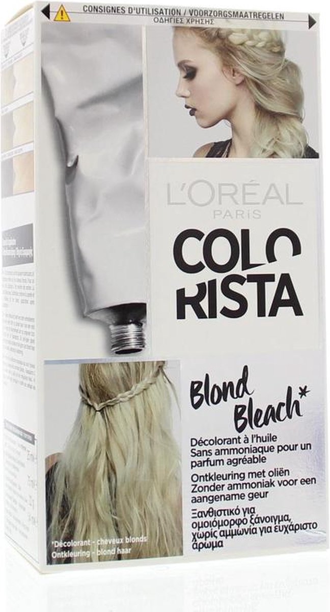 L'Oréal Paris Colorista Bleach Haarverf - Platina Blond Bleach | bol