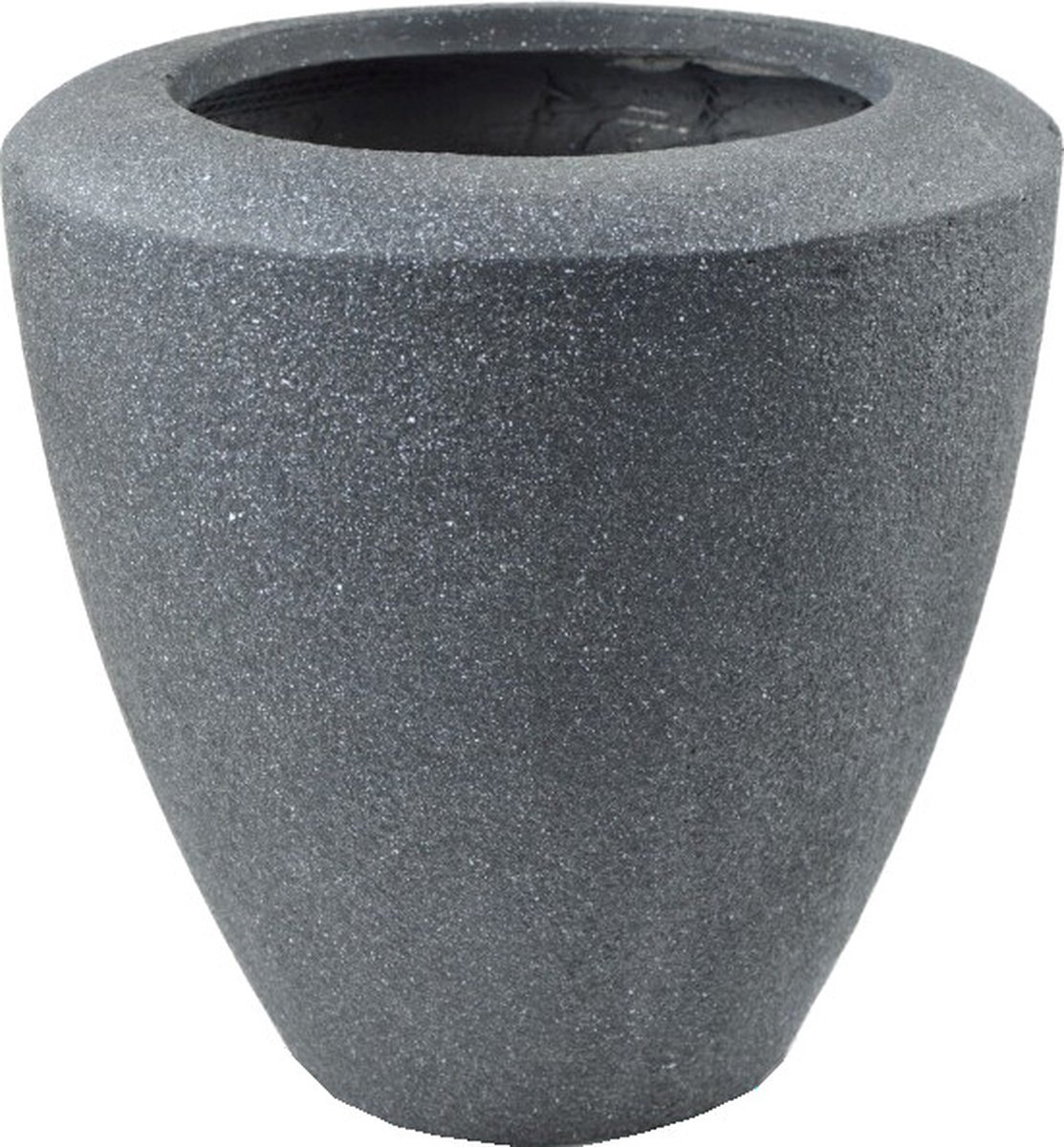 Decoratieve bloempot Ecolite D36cm H36cm kunststof/t.grijs