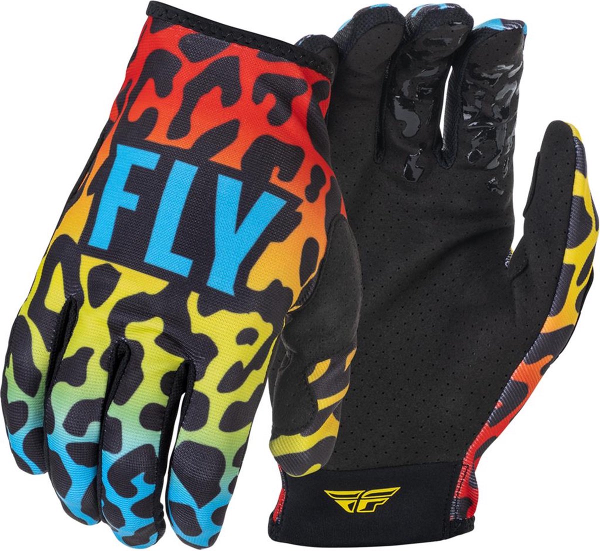 FLY Racing Lite S.E. Exotic Rood Geel Blauw XL