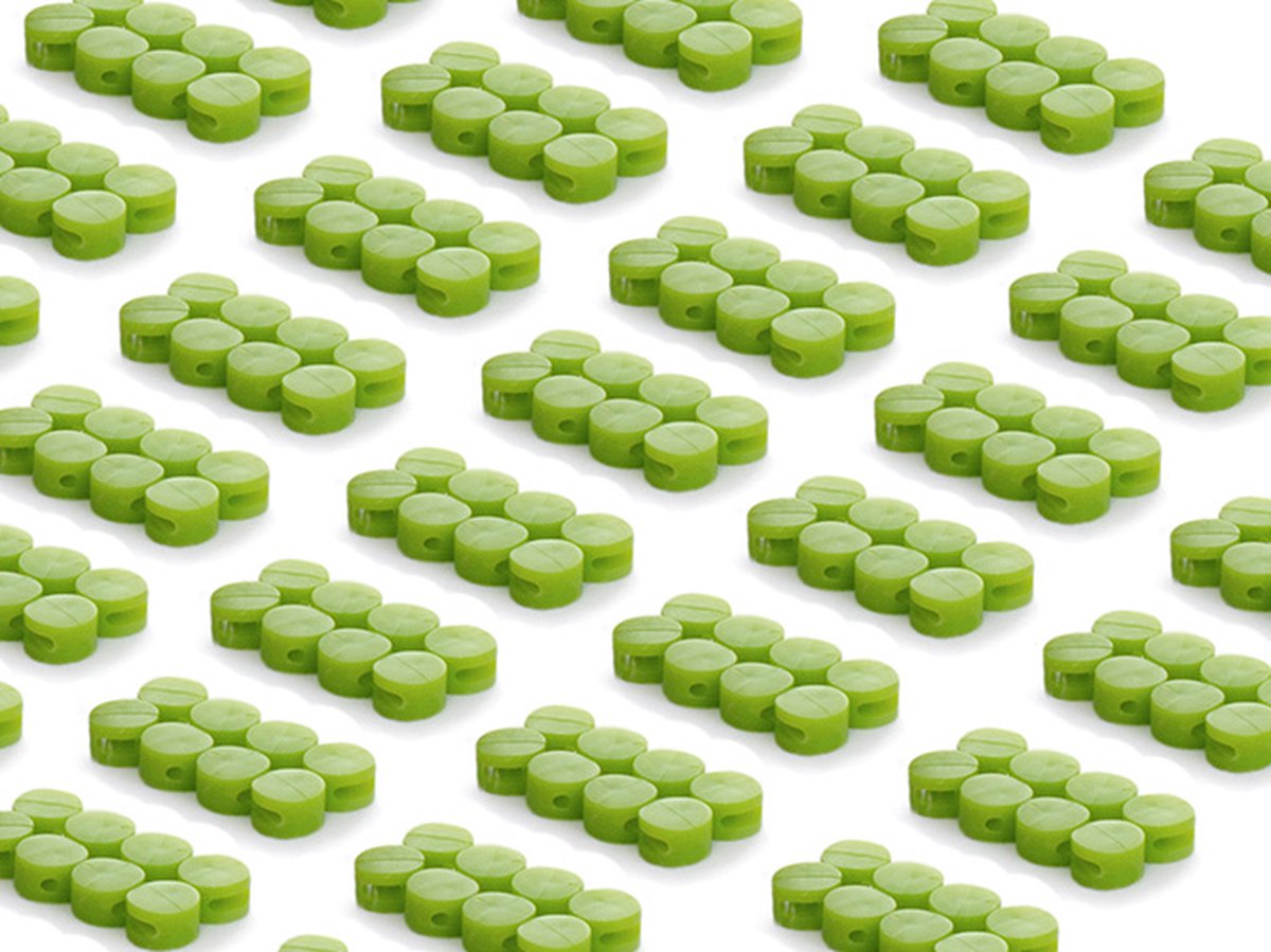 Plombeerzegels | 1000 stuks| Ø9mm |groen