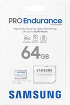 Samsung Pro Endurance - Micro SD kaart - Inclusief SD Adapter - 64 GB