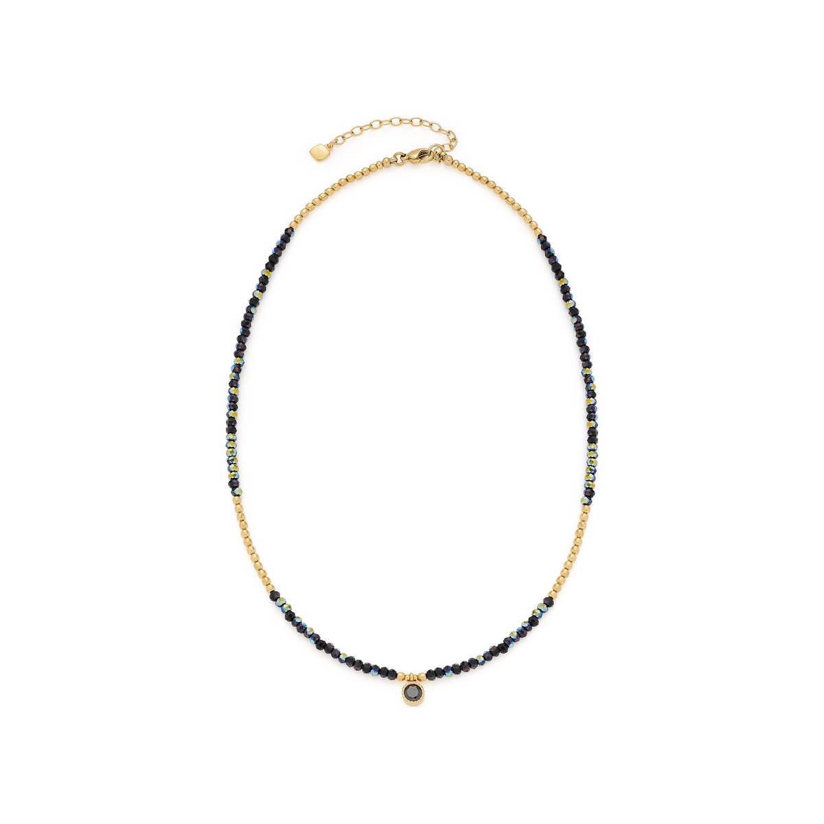 Leonardo Dames Ketting edelstaal / glas One Size 88099095