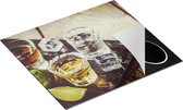 Chefcare Inductie Beschermer Alcoholische Drankjes - Drank - 59x52 cm - Afdekplaat Inductie - Kookplaat Beschermer - Inductie Mat