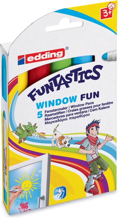 edding 13 FUNTASTICS MAGIC FUN Feutre de coloriage pour enfants - Produit -  edding