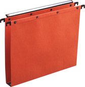 L'Oblique hangmappen voor laden AZO tussenafstand 330 mm (A4) bodem 30 mm oranje