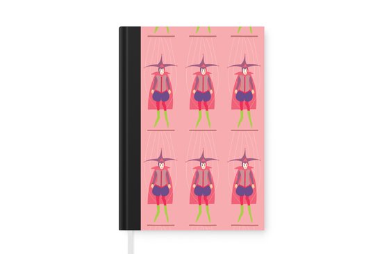 Carnet - Carnet d'écriture - Carnaval - Motifs - Joker - Carnet - Format A5 - Bloc-notes