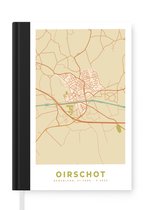 Carnet - Cahier d'écriture - Carte - Oirschot - Carte - Vintage - Plan de la ville - Carnet - Format A5 - Bloc-notes