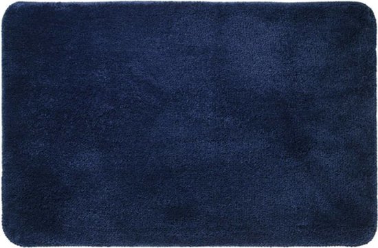 Sealskin - Angora Badmat 60x90 cm - Polyester - Donkerblauw
