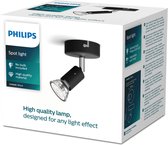 Philips Limbali opbouwspot - 1-lichts - zwart