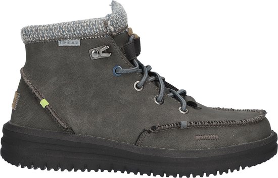 HEYDUDE Bradley Youth Boots Granite | Grijs | Gerecycled Leer | Maat 32 | 130313045