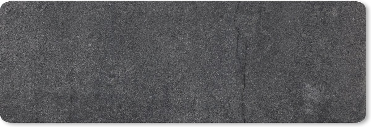Muismat XXL 90x30 cm - Bureau onderlegger - Bureau mat Beton - Zwart - Grijs - Rustiek - Industrieel - Bureaumat - Gaming mousepad xl - Bureaulegger groot - Computer deskmat