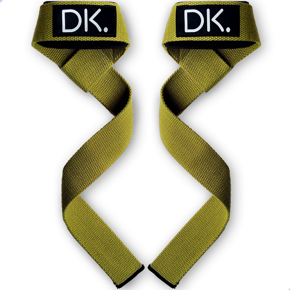 DK.® Lifting Straps - Lifting Grips - Lifting Hooks - Deadlift Straps - Lift Straps - Fitness, Crossfit & Krachttraining - 2 Stuks - Groen