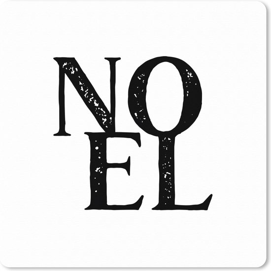 Muismat XXL - Bureau onderlegger - Bureau mat - Kerst - Quotes - Noel - Spreuken - 40x40 cm - XXL muismat