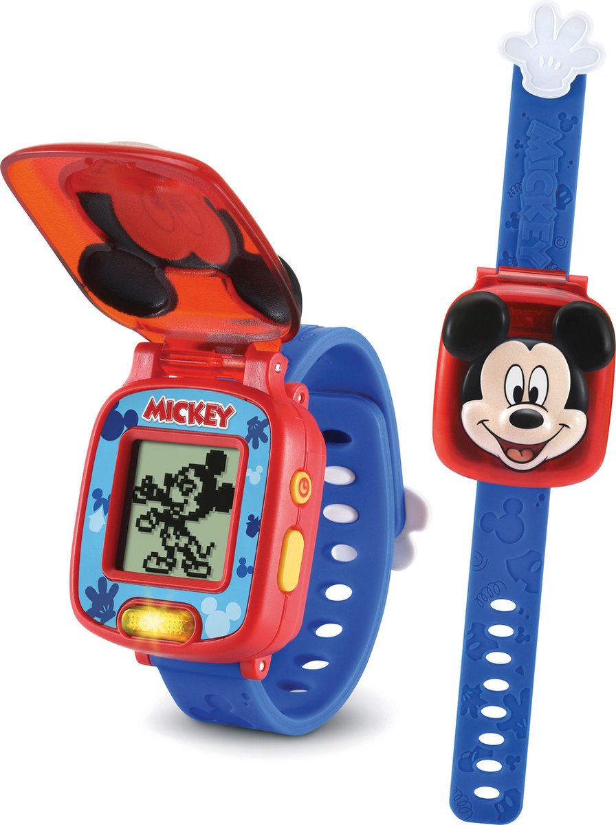 VTech Mickey Learning Watch - Educatief Speelgoed - Maak Kennis met Cijfers, Vormen en Problemen Oplossen - Blauw - 3 tot 7 Jaar