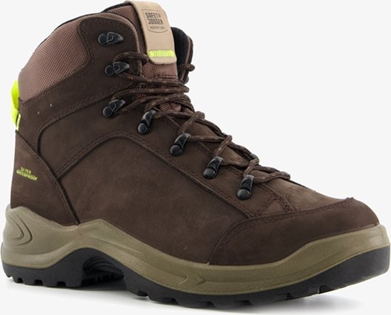 SJ Adventure heren wandelschoenen categorie B - Bruin - Maat 45 - Uitneembare zool