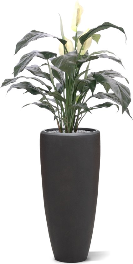 Spathiphyllum deluxe kunstplant 80cm