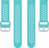 Siliconen bandje - geschikt voor Fitbit Versa / Versa 2 - mintgroen