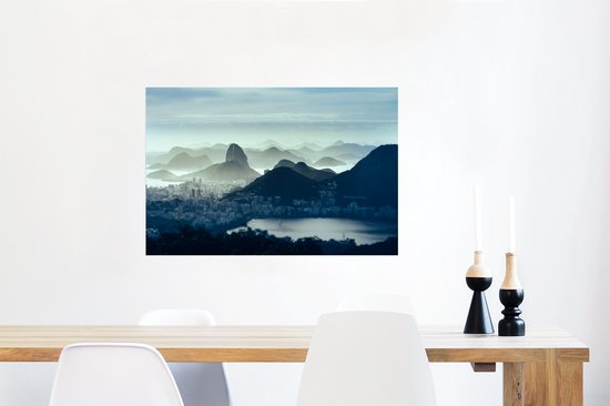 Guanabara bay Rio de Janeiro Poster 60x40 cm - Tirage photo sur Poster (décoration murale salon / chambre) / Poster Villes