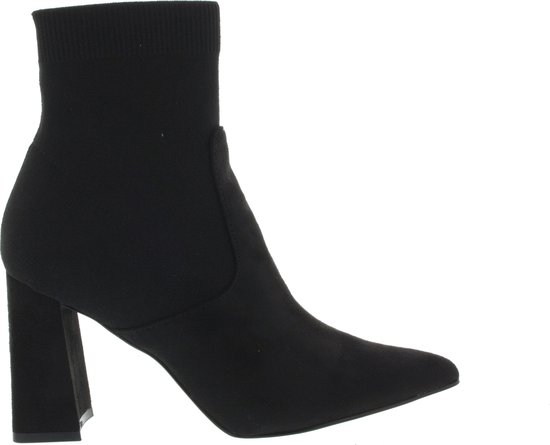 Steve Madden Purify dames enkellaars - Zwart - Maat 36