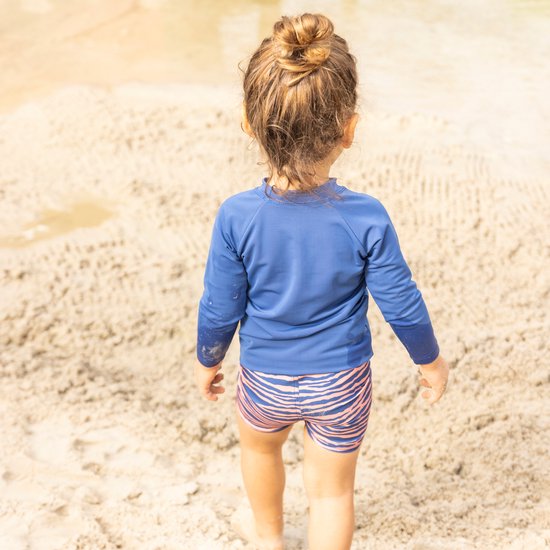 SEAUR Kinderzwemshort voor jongens, zwemshirt met UV-bescherming, 3-delig badset met badmuts, rash guard met korte mouwen, badpak - 98-164 cm, 4XL(134-140