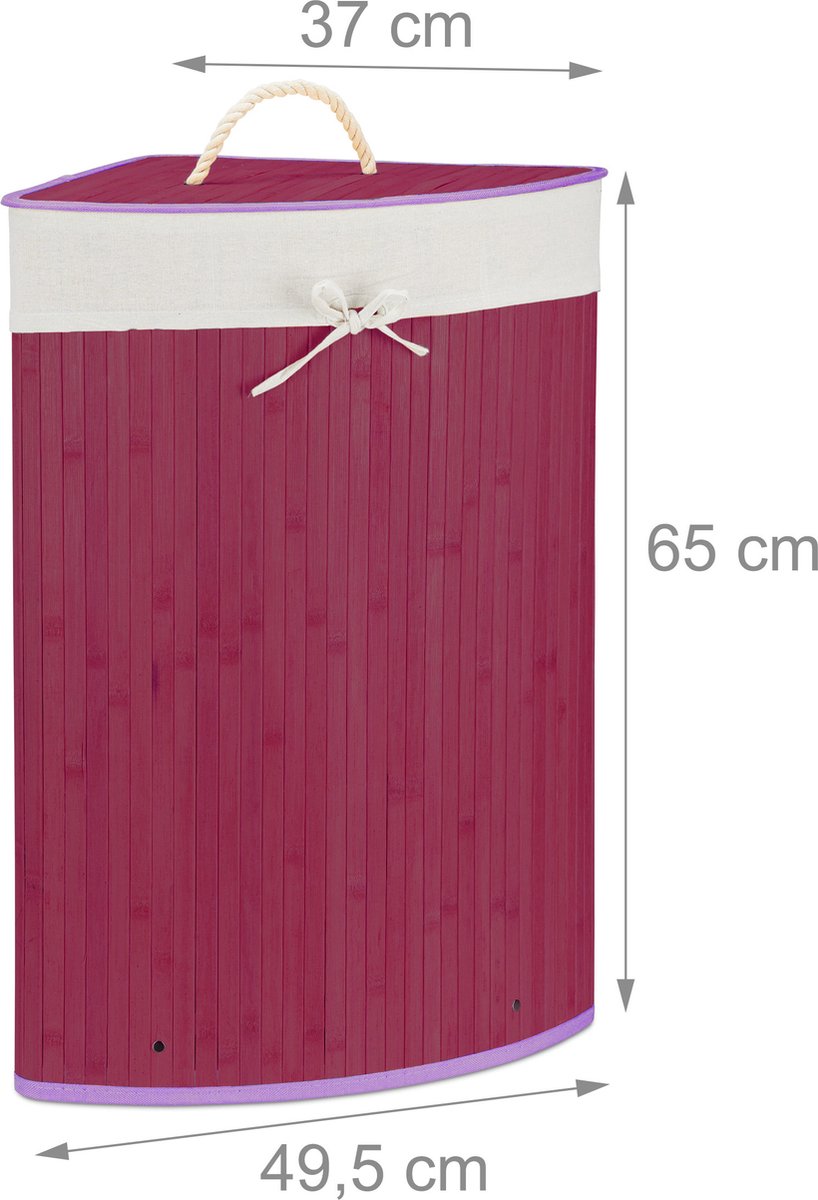 Relaxdays Vouwbare Wasmand Met Hengsel - 100 Liter - Waszak Vouwbaar Draagbaar Wasbox Zwart