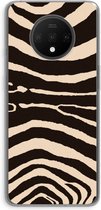 Case Company® - OnePlus 7T hoesje - Arizona Zebra - Soft Cover Telefoonhoesje - Bescherming aan alle Kanten en Schermrand