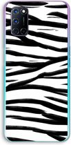 Case Company® - Oppo A72 hoesje - Zebra pattern - Soft Cover Telefoonhoesje - Bescherming aan alle Kanten en Schermrand