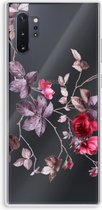 Case Company® - Samsung Galaxy Note 10 Plus hoesje - Mooie bloemen - Soft Cover Telefoonhoesje - Bescherming aan alle Kanten en Schermrand