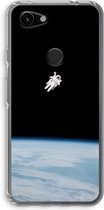 Case Company® - Google Pixel 3a hoesje - Alone in Space - Soft Cover Telefoonhoesje - Bescherming aan alle Kanten en Schermrand