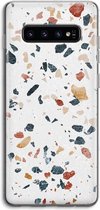 Case Company® - Samsung Galaxy S10 4G hoesje - Terrazzo N°4 - Soft Cover Telefoonhoesje - Bescherming aan alle Kanten en Schermrand