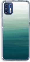 Case Company® - Motorola Moto G9 Plus hoesje - Ocean - Soft Cover Telefoonhoesje - Bescherming aan alle Kanten en Schermrand