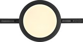 LED Railverlichting - Plafondlamp - Plafondverlichting - Nitron Dual Camy - 2 Fase - 13W - Warm Wit 3000K - Dimbaar - Rond - Mat Zwart - Kunststof